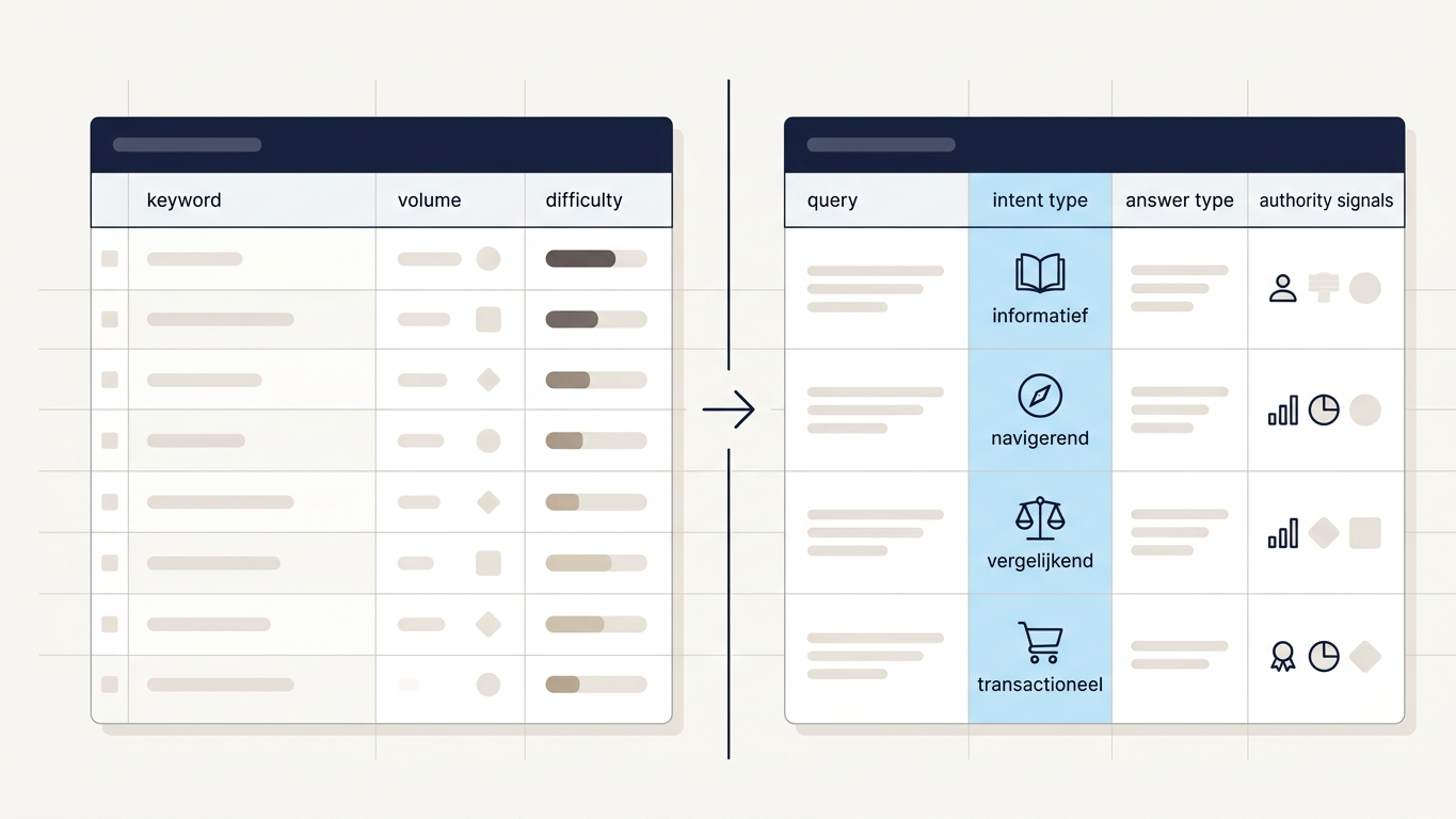 From keywords to query-intent mapping: how to make your content visible to AI