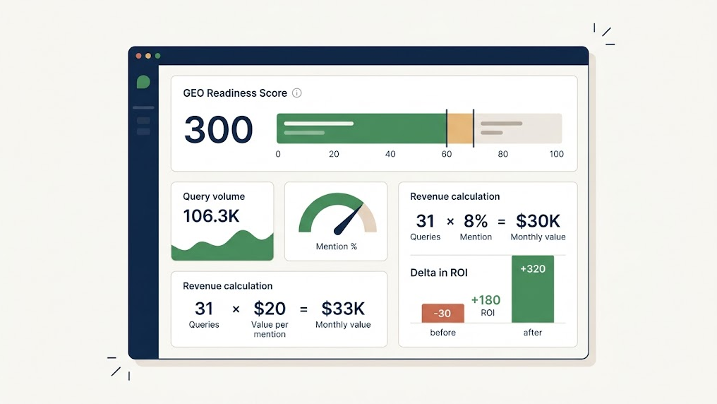 Calculating the ROI of Generative Engine Optimization: how to measure your AI visibility returns