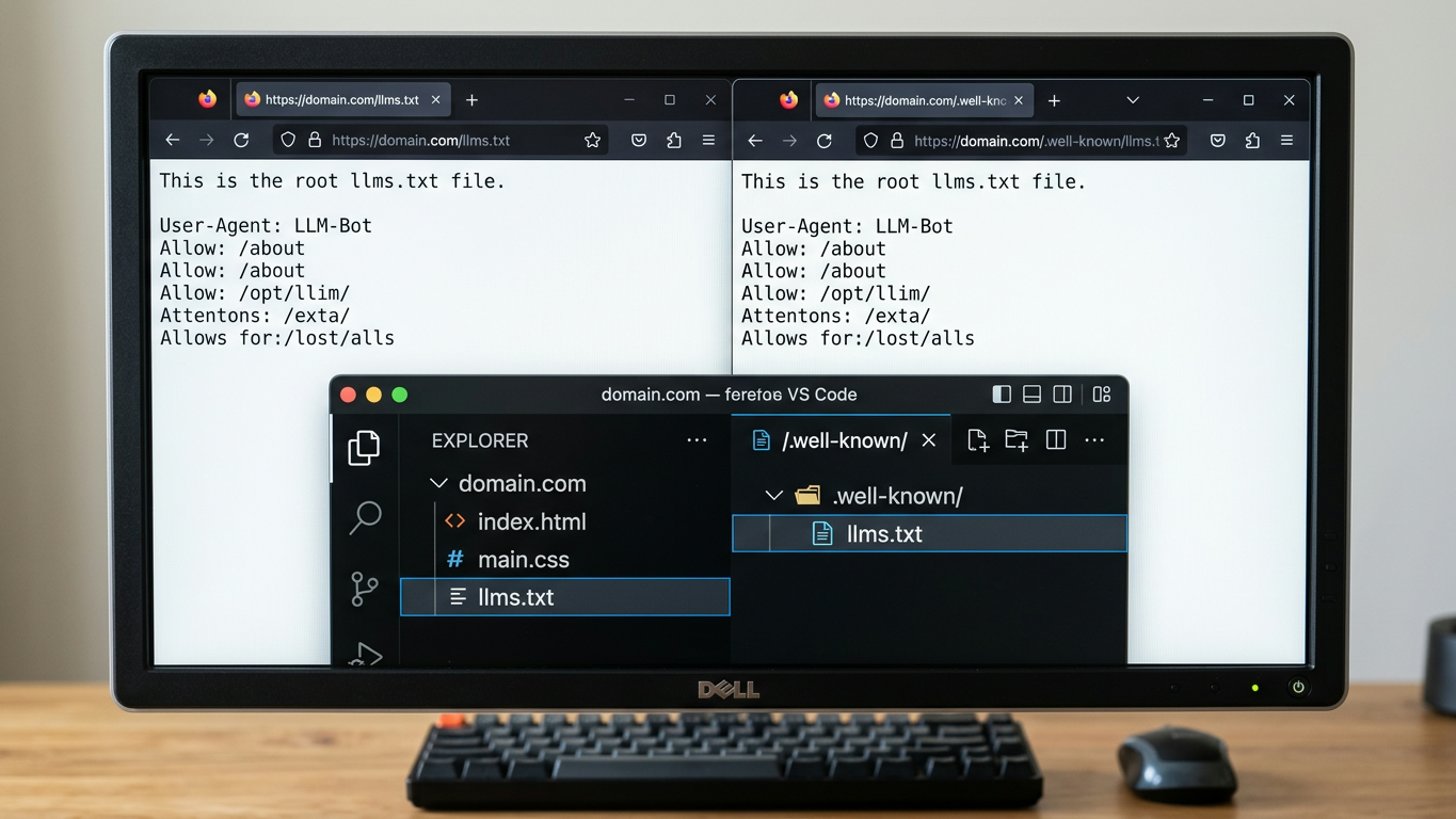 .well-known/llms.txt vs /llms.txt: welke locatie is correct?
