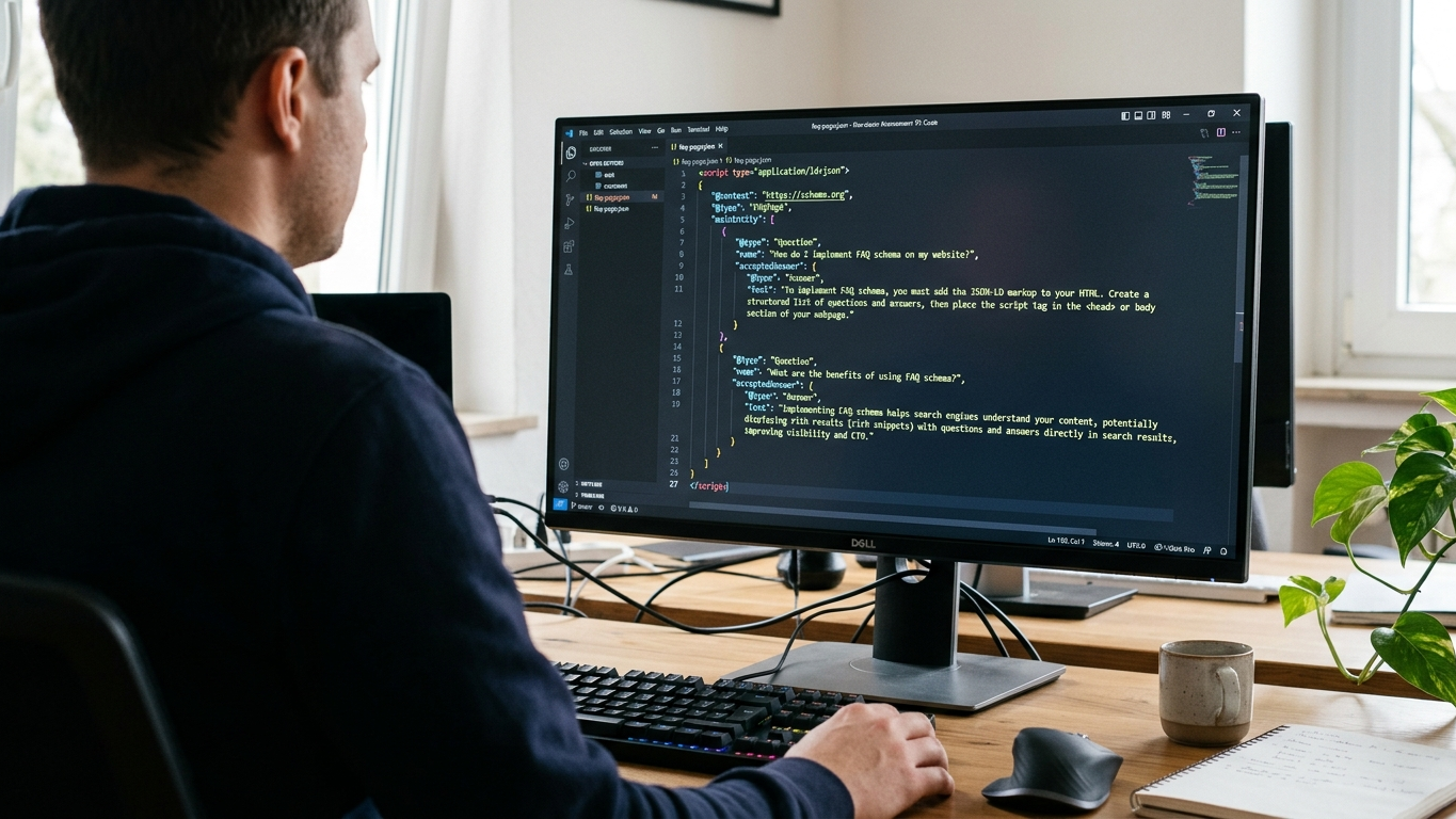Implement FAQ schema for AI search results: a technical guide